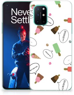 B2Ctelecom Telefoon Hoesje OnePlus 8T Silicone Back Case IJsjes