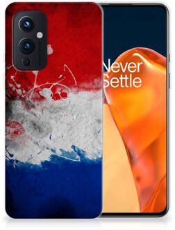 B2Ctelecom Telefoon Hoesje OnePlus 9 Mobiel Case Nederlandse Vlag