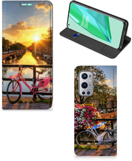 B2Ctelecom Telefoon Hoesje OnePlus 9 Pro Bookcase Amsterdamse Grachten