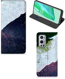 B2Ctelecom Telefoon Hoesje OnePlus 9 Pro Flip Cover Sea in Space