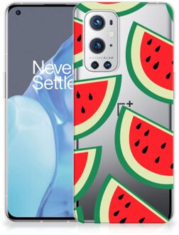 B2Ctelecom Telefoon Hoesje OnePlus 9 Pro Hoesje Bumper Doorzichtig Watermelons