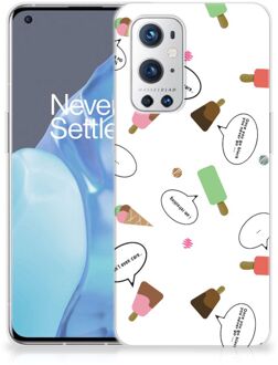 B2Ctelecom Telefoon Hoesje OnePlus 9 Pro Silicone Back Case IJsjes