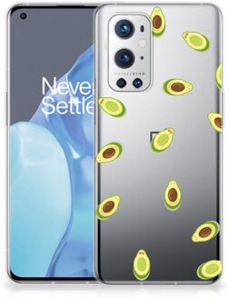 B2Ctelecom Telefoon Hoesje OnePlus 9 Pro Siliconen Hoesje met Foto Avocado