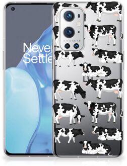 B2Ctelecom Telefoon Hoesje OnePlus 9 Pro Siliconen Hoesje met Naam Koetjes