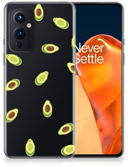 B2Ctelecom Telefoon Hoesje OnePlus 9 Siliconen Hoesje met Foto Avocado