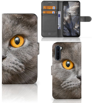 B2Ctelecom Telefoon Hoesje OnePlus Nord Book Case Britse Korthaar