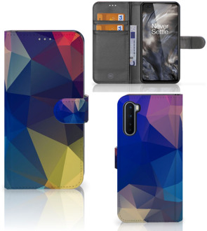 B2Ctelecom Telefoon Hoesje OnePlus Nord Bookcase Polygon Dark