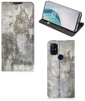 B2Ctelecom Telefoon Hoesje OnePlus Nord N10 5G Flipcover Beton