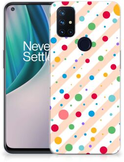 B2Ctelecom Telefoon Hoesje OnePlus Nord N10 5G Leuk TPU Back Cover Dots