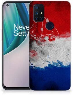 B2Ctelecom Telefoon Hoesje OnePlus Nord N10 5G Mobiel Case Nederlandse Vlag