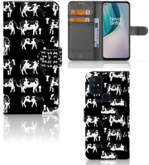 B2Ctelecom Telefoon Hoesje OnePlus Nord N10 Mobiel Case Design Koetjes