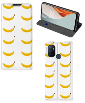 B2Ctelecom Telefoon Hoesje OnePlus Nord N100 Flip Cover Banana