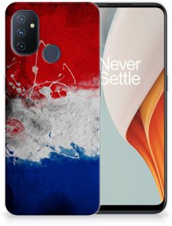 B2Ctelecom Telefoon Hoesje OnePlus Nord N100 Mobiel Case Nederlandse Vlag