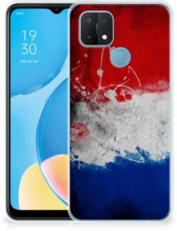 B2Ctelecom Telefoon Hoesje OPPO A15 Mobiel Case Nederlandse Vlag