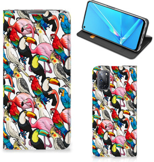 B2Ctelecom Telefoon Hoesje OPPO A52 | A72 Bookcover Case Birds