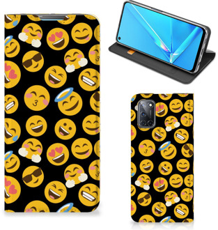 B2Ctelecom Telefoon Hoesje OPPO A52 | A72 Flip Cover Emoji