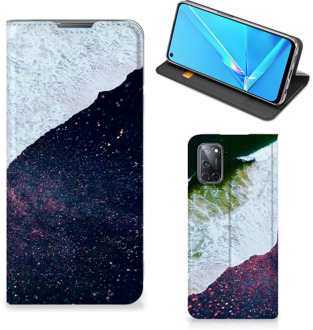 B2Ctelecom Telefoon Hoesje OPPO A52 | A72 Flip Cover Sea in Space