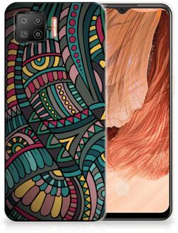 B2Ctelecom Telefoon Hoesje OPPO A73 4G Hoesje Bumper Aztec