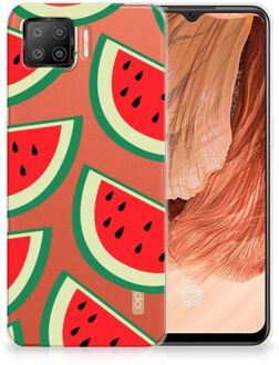 B2Ctelecom Telefoon Hoesje OPPO A73 4G Hoesje Bumper Doorzichtig Watermelons