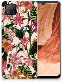 B2Ctelecom Telefoon Hoesje OPPO A73 4G Leuk TPU Back Case Bloemen