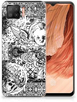 B2Ctelecom Telefoon Hoesje OPPO A73 4G Silicone Back Case Skulls Angel