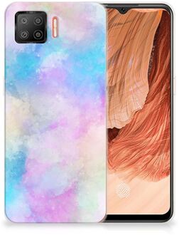 B2Ctelecom Telefoon Hoesje OPPO A73 4G Silicone Back Case Watercolor Light