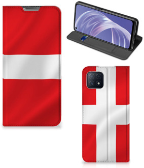 B2Ctelecom Telefoon Hoesje OPPO A73 5G Book Case Deense Vlag