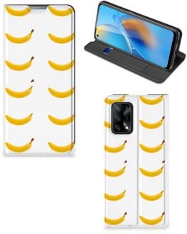 B2Ctelecom Telefoon Hoesje OPPO A74 4G Flip Cover Banana