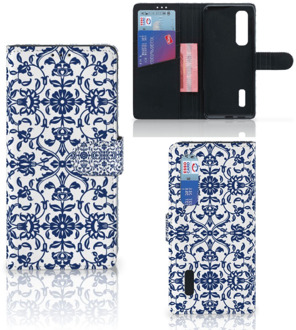 B2Ctelecom Telefoon Hoesje OPPO Find X2 Pro Book Case Flower Blue