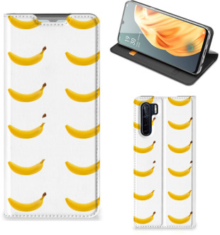 B2Ctelecom Telefoon Hoesje OPPO Reno3 | A91 Flip Cover Banana