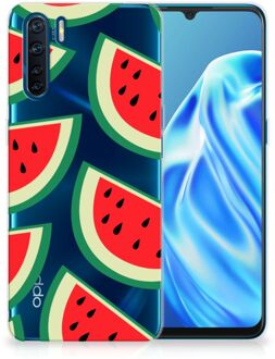 B2Ctelecom Telefoon Hoesje OPPP A91 Hoesje Bumper Doorzichtig Watermelons