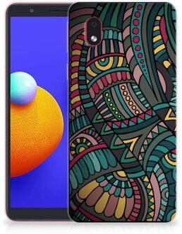 B2Ctelecom Telefoon Hoesje Samsung Galaxy A01 Core Hoesje Bumper Aztec