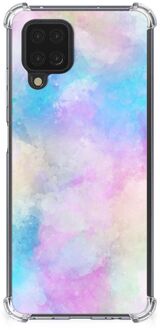 B2Ctelecom Telefoon Hoesje Samsung Galaxy A12 Anti Shock Hoesje met transparante rand Watercolor Light