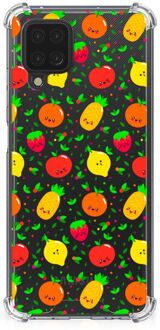 B2Ctelecom Telefoon Hoesje Samsung Galaxy A12 Case met transparante rand Fruits