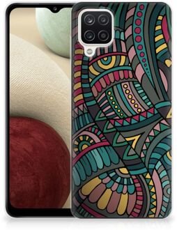 B2Ctelecom Telefoon Hoesje Samsung Galaxy A12 Hoesje Bumper Aztec