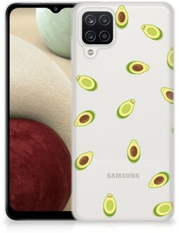 B2Ctelecom Telefoon Hoesje Samsung Galaxy A12 Siliconen Hoesje met Foto Avocado