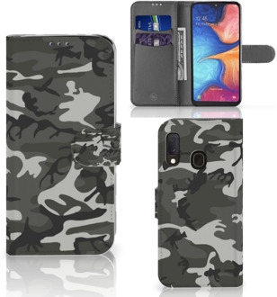 B2Ctelecom Telefoon Hoesje Samsung Galaxy A20e Army Light