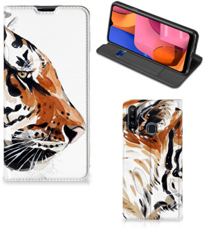 B2Ctelecom Telefoon Hoesje Samsung Galaxy A20s Hoesje met Tekst Tiger