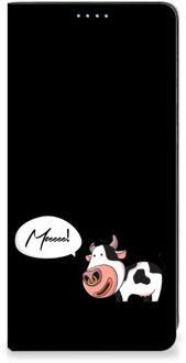 B2Ctelecom Telefoon Hoesje Samsung Galaxy A21s Flipcover Cow Gepersonaliseerd Cadeau