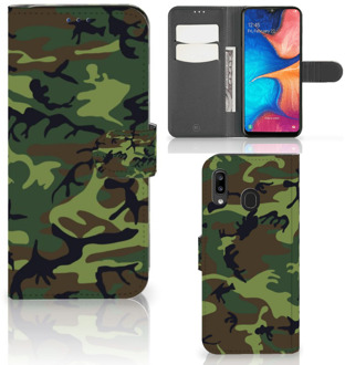 B2Ctelecom Telefoon Hoesje Samsung Galaxy A30 Army Dark