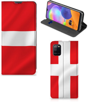 B2Ctelecom Telefoon Hoesje Samsung Galaxy A31 Book Case Deense Vlag