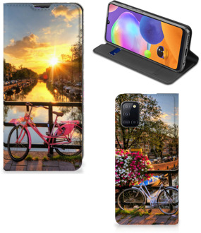 B2Ctelecom Telefoon Hoesje Samsung Galaxy A31 Bookcase Amsterdamse Grachten