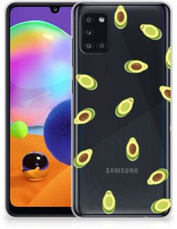 B2Ctelecom Telefoon Hoesje Samsung Galaxy A31 Siliconen Hoesje met Foto Avocado