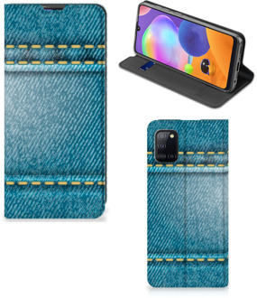 B2Ctelecom Telefoon Hoesje Samsung Galaxy A31 Wallet Case Jeans