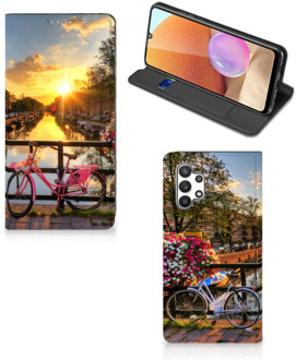 B2Ctelecom Telefoon Hoesje Samsung Galaxy A32 4G Bookcase Amsterdamse Grachten