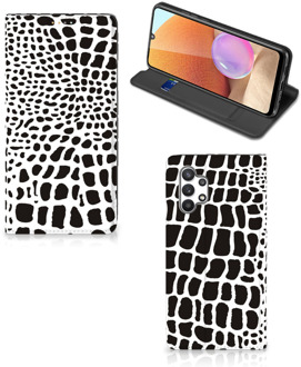 B2Ctelecom Telefoon Hoesje Samsung Galaxy A32 4G Bookcase Slangenprint