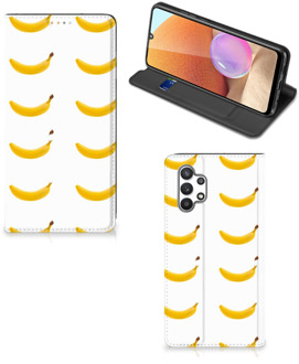 B2Ctelecom Telefoon Hoesje Samsung Galaxy A32 4G Flip Cover Banana