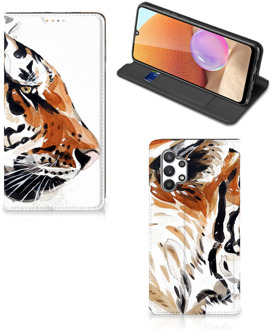 B2Ctelecom Telefoon Hoesje Samsung Galaxy A32 4G Hoesje met Tekst Tiger