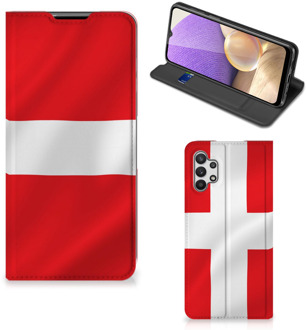 B2Ctelecom Telefoon Hoesje Samsung Galaxy A32 5G Book Case Deense Vlag