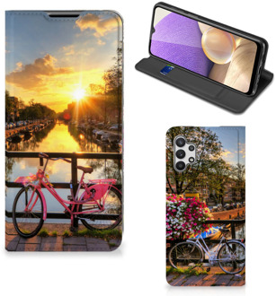 B2Ctelecom Telefoon Hoesje Samsung Galaxy A32 5G Bookcase Amsterdamse Grachten